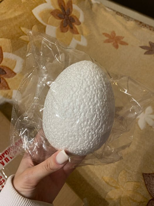 Фотография покупателя товара Яйцо из пенопласта — 5 см, пасха - Фото 1