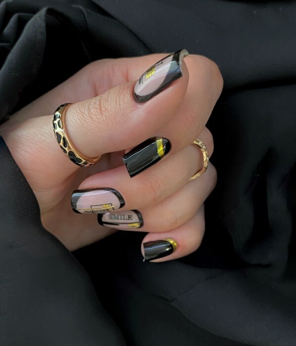 Фотография покупателя товара Слайдер-дизайн для ногтей «Кайф», металлизированные - Фото 1