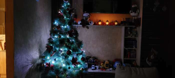Фотография покупателя товара Светодиодная фигура «Бронзовый фонарь» 8 × 12 × 6 см, пластик, батарейки AG13х3, свечение тёплое белое