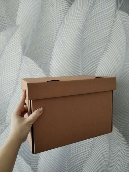 Фотография покупателя товара Коробка для хранения "А4", бурая, 32,5 x 23,5 x 23,5 см - Фото 5