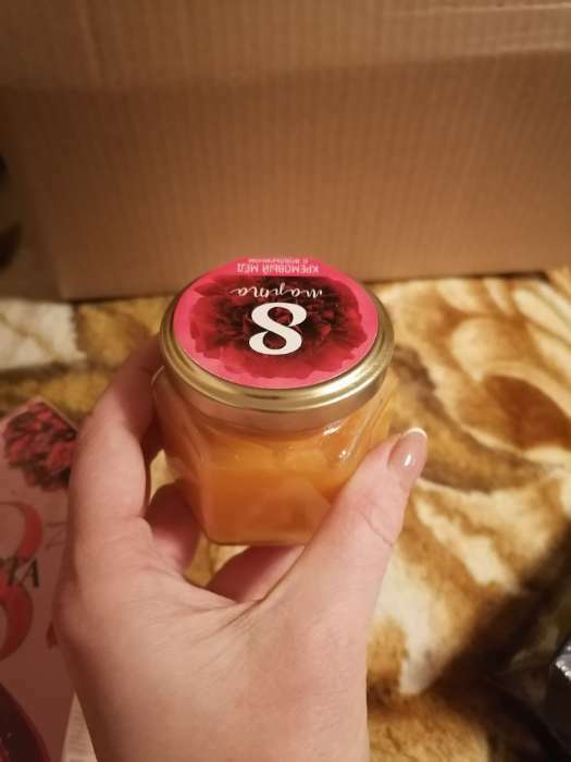 Фотография покупателя товара Крем-мёд с апельсином «8 Марта», 120 г.
