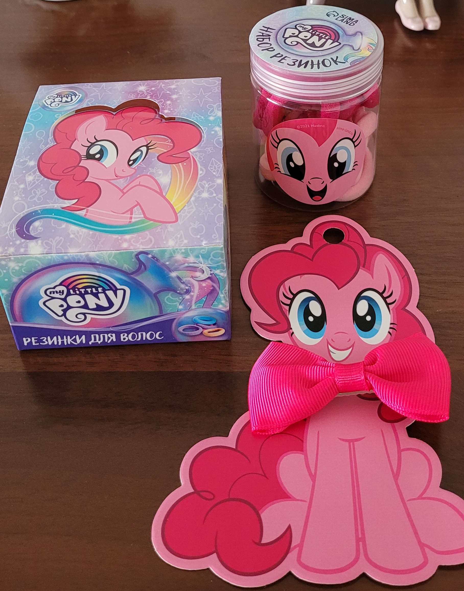 Фотография покупателя товара Заколка-бант для волос "Пинки Пай", My little Pony - Фото 1