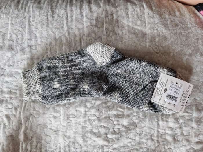 Фотография покупателя товара Носки женские шерстяные «Снежинка ажурная», цвет серый, размер 25 - Фото 2