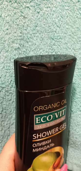 Фотография покупателя товара Гель для душа ECO and VIT, питательный, оливки и миндаль, Organic oil, 400 мл
