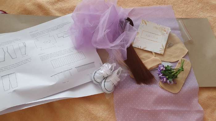 Фотография покупателя товара Мягкая кукла Молли, набор для шитья, 21×0.5×29.7 см - Фото 2