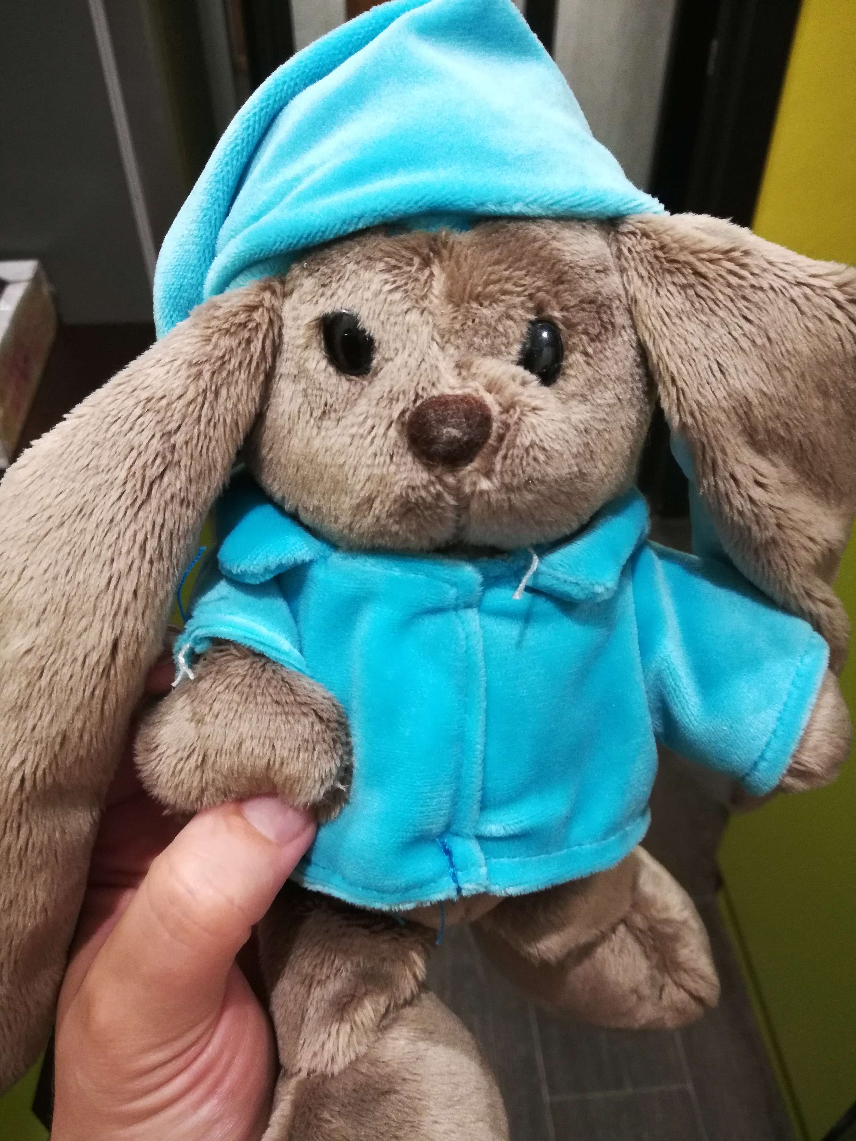 Фотография покупателя товара Мягкая игрушка «Малыш Lu», заяц, 25 см - Фото 2