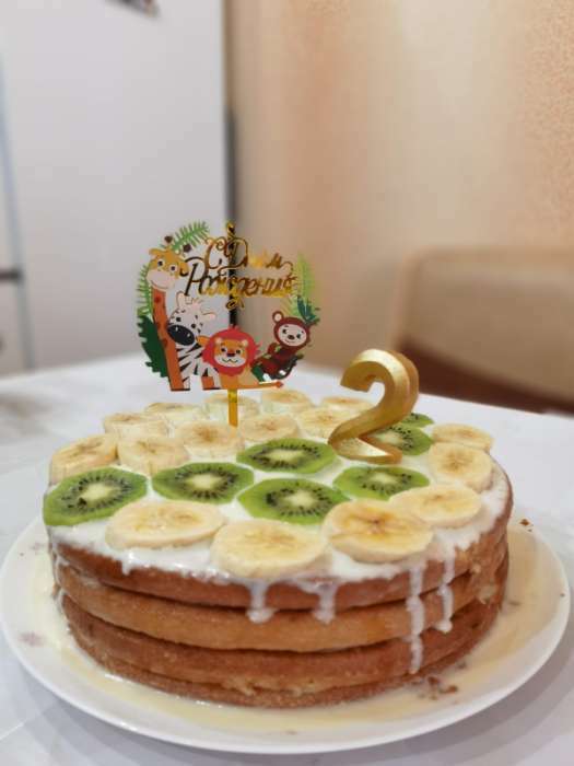 Фотография покупателя товара Свеча в торт "Грань", цифра "6", жемчужный, 6,5 см - Фото 17