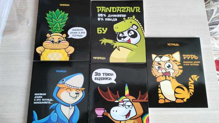 Фотография покупателя товара Комплект тетрадей из 5 штук, 48 листов в клетку Calligrata"Кигуруми", обложка мелованный картон, блок офсет - Фото 1