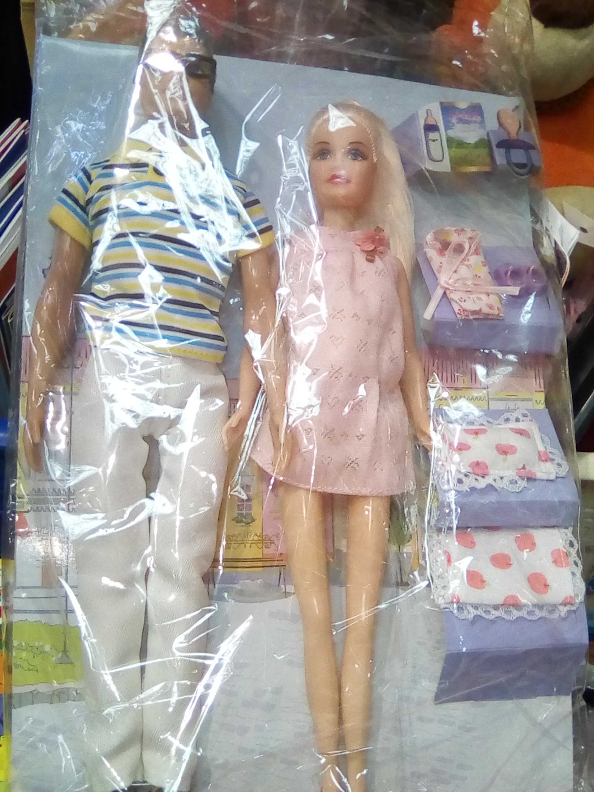 Фотография покупателя товара Набор кукол «Дружная семья» с аксессуарами, МИКС, в пакете