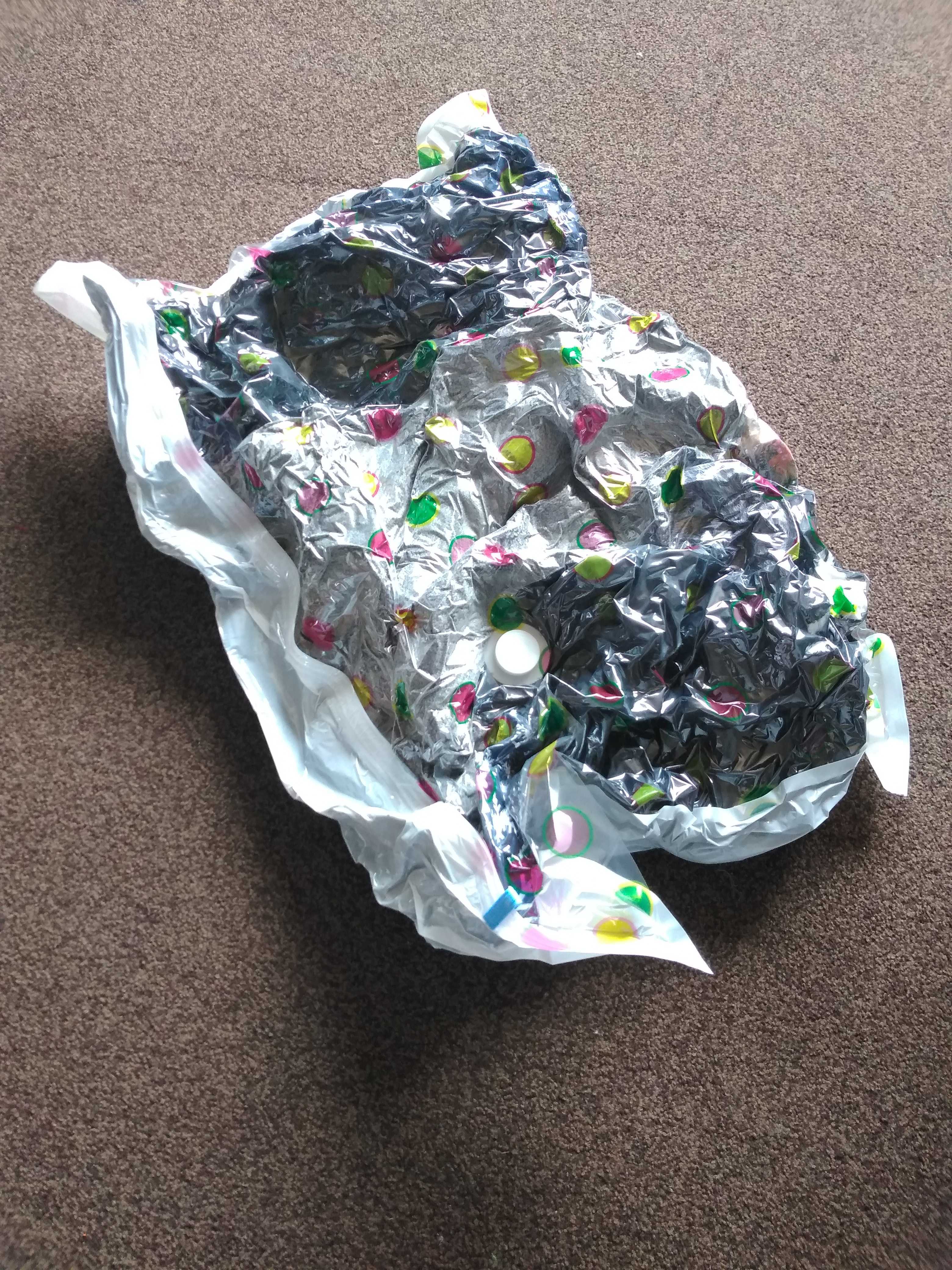 Фотография покупателя товара Вакуумный пакет для хранения вещей Доляна, 40×50 см, цветной, с рисунком - Фото 29