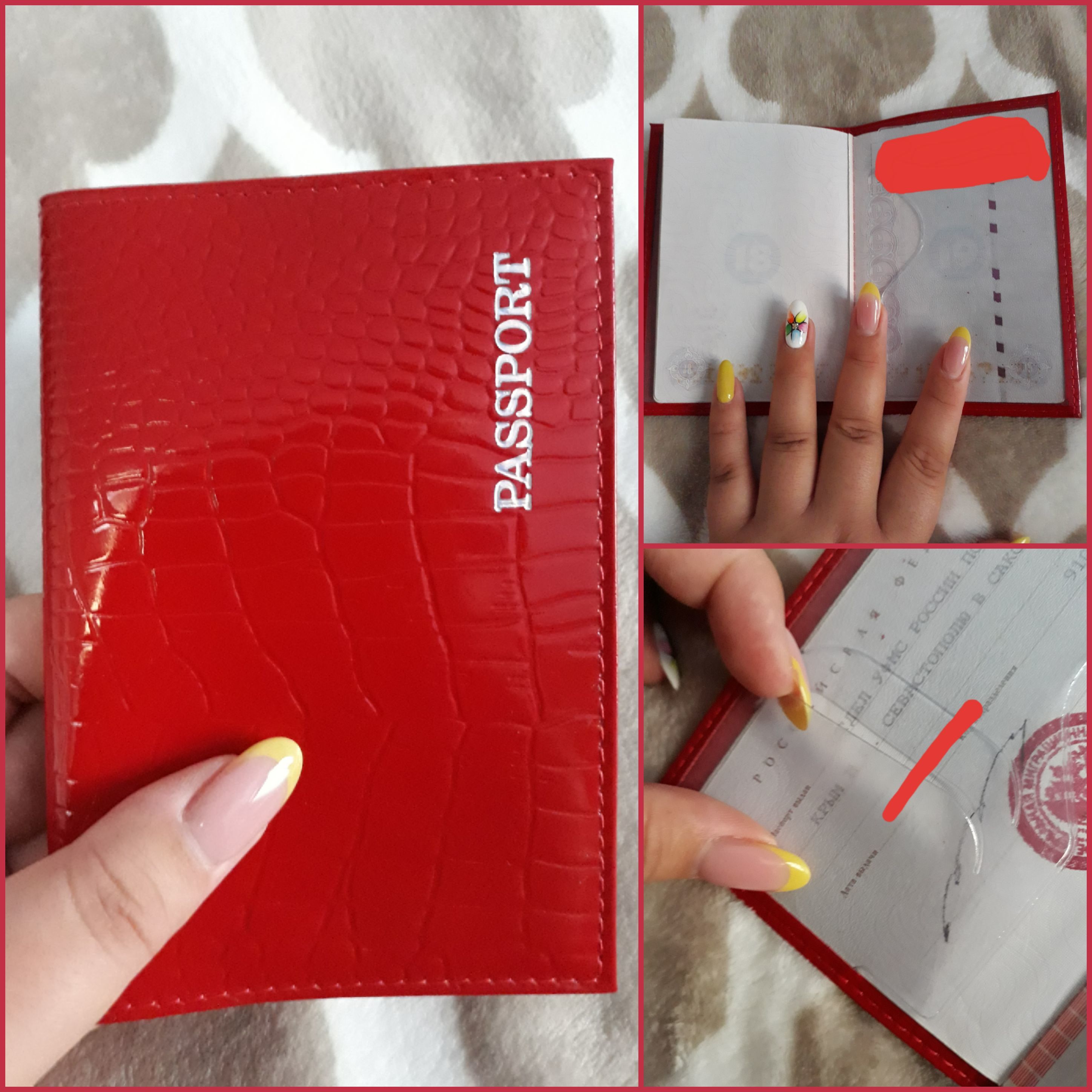 Фотография покупателя товара Обложка для паспорта, цвет коричневый - Фото 24