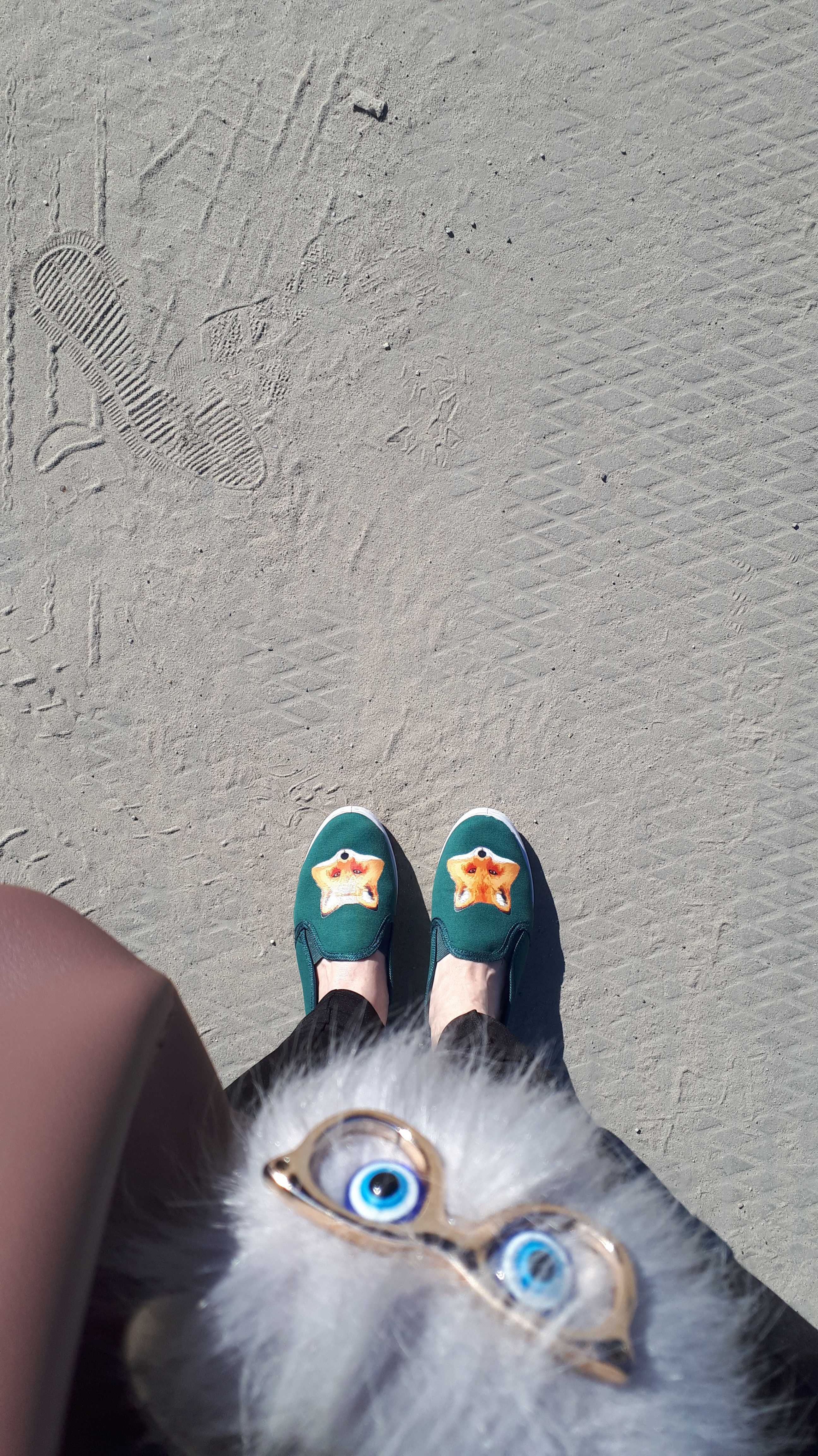 Фотография покупателя товара Слипоны KAFTAN с наклейкой "Лиса", цвет морская волна, размер 37 - Фото 1