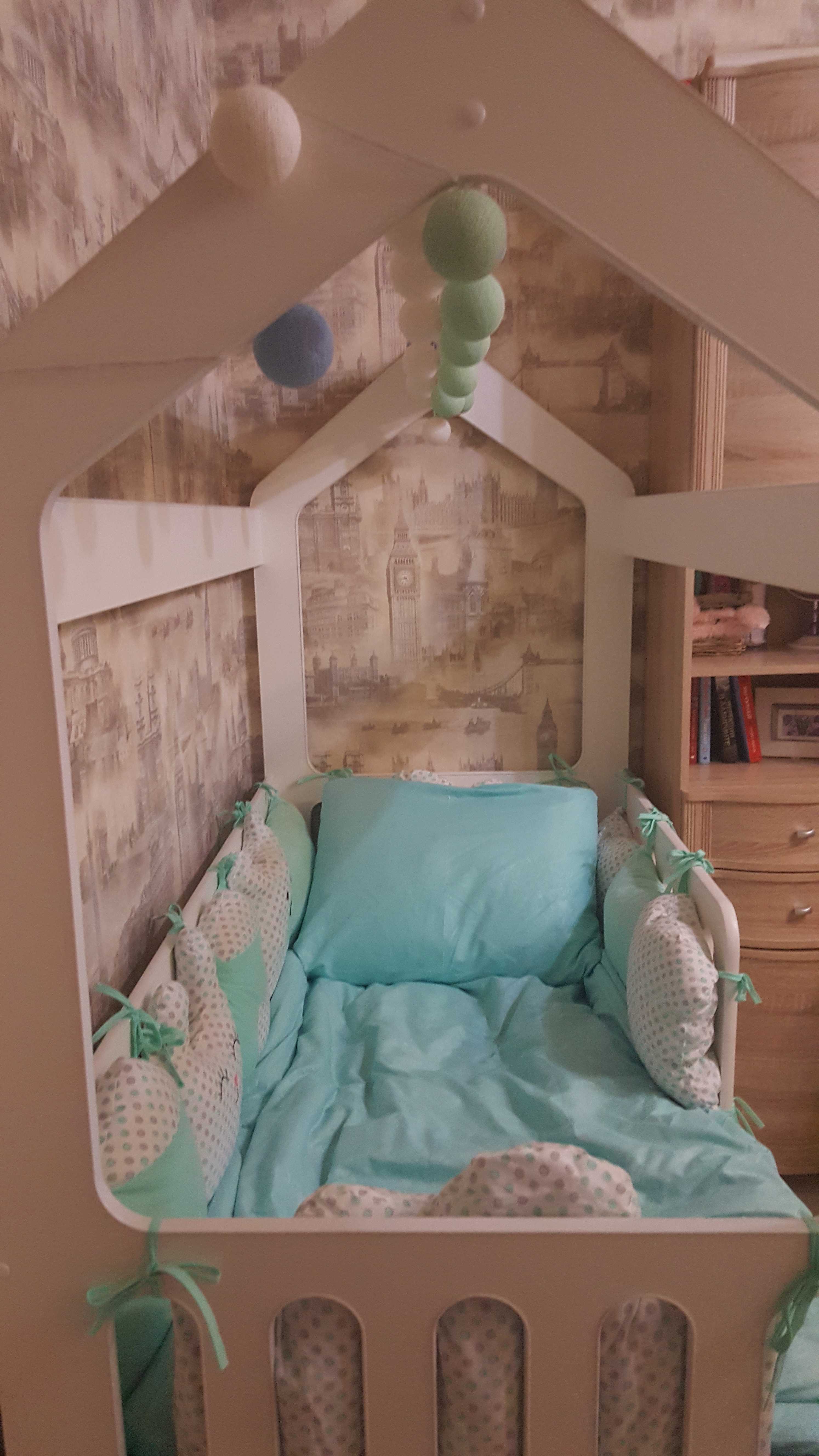 Фотография покупателя товара Детская кровать-домик с ящиком, белый, 800 × 1600 мм - Фото 1