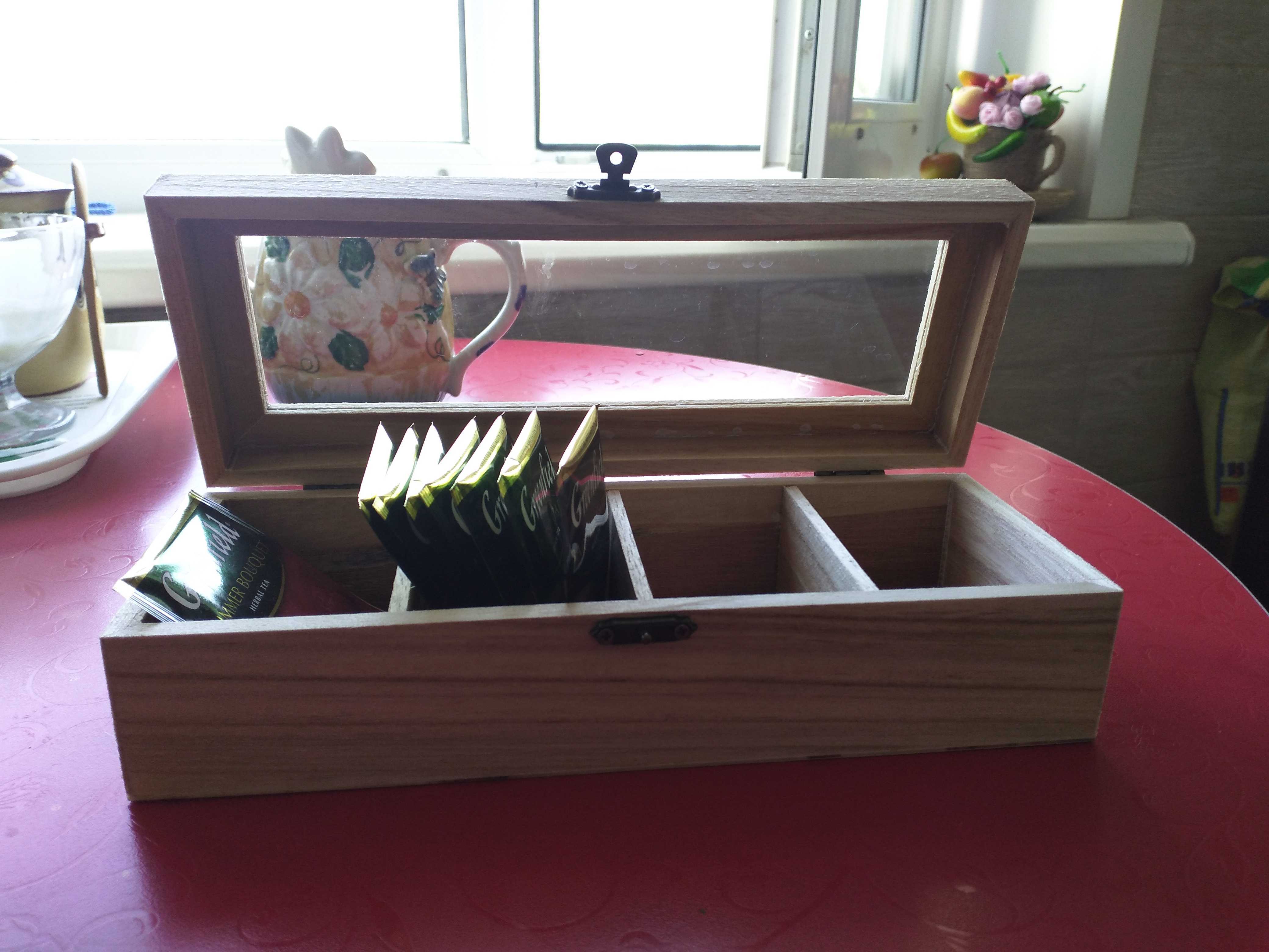Фотография покупателя товара Ящик для хранения чайных пакетиков «Ахмадабад», 4 ячейки, 25×10×6,5 см - Фото 7