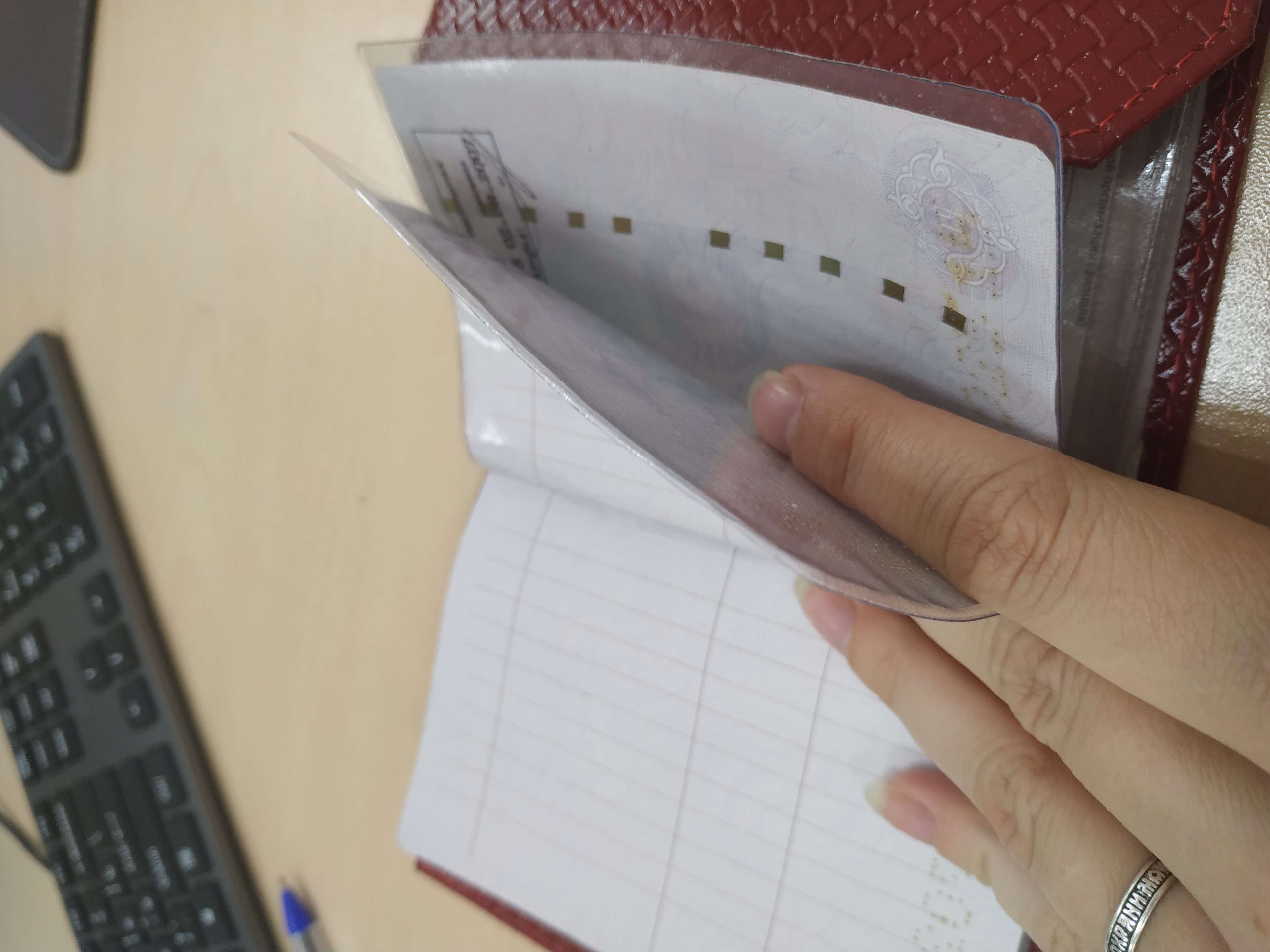 Фотография покупателя товара Чехол для листов паспорта, прозрачный, 10 шт. - Фото 5