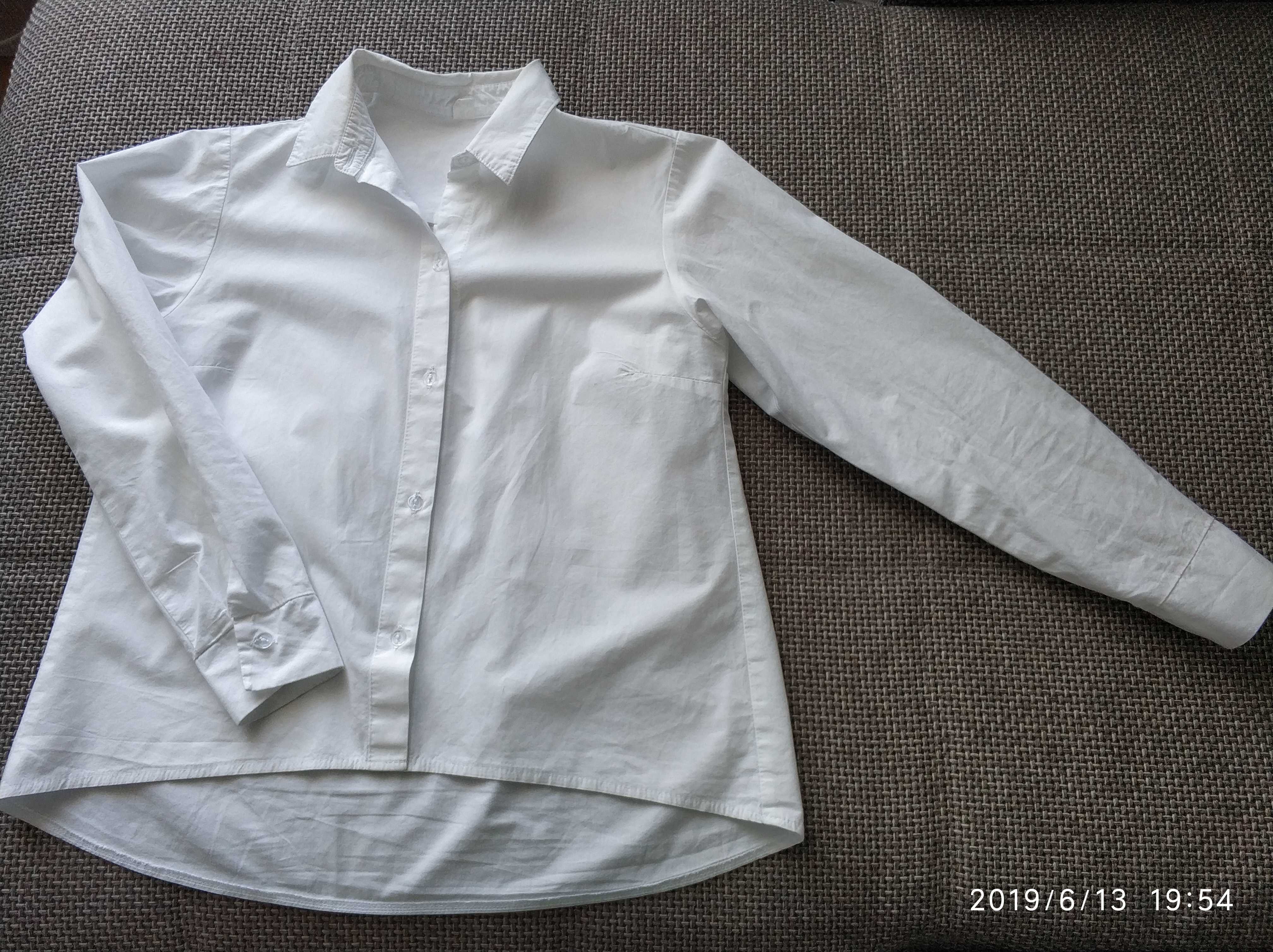 Фотография покупателя товара Рубашка женская трапеция, размер 40-42, белый, хлопок 100% - Фото 1