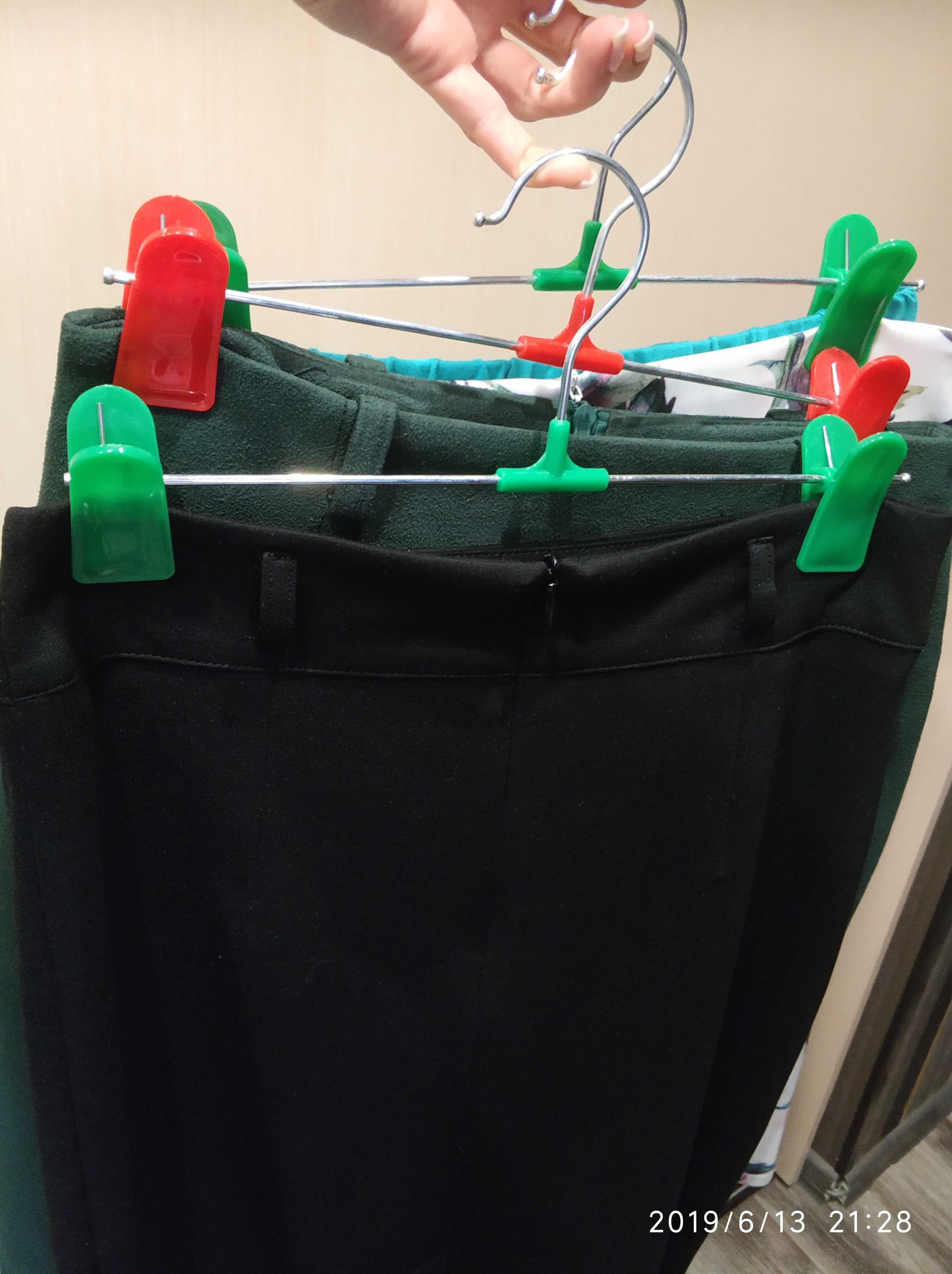 Фотография покупателя товара Вешалка для брюк и юбок с зажимами, 27,5×12 см, цвет МИКС - Фото 1