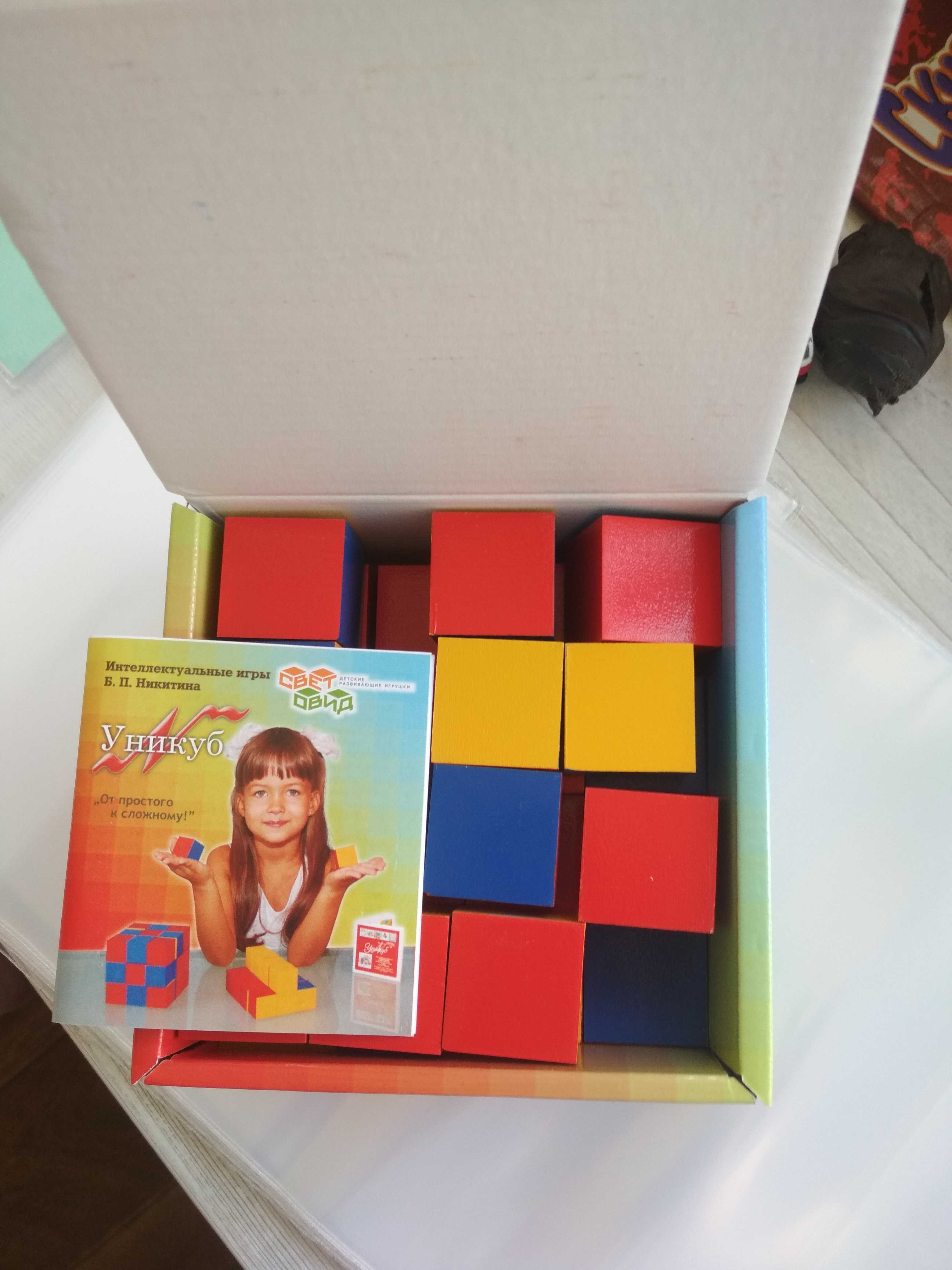 Фотография покупателя товара Кубики «Уникуб», 27 кубиков с гранью 3 см - Фото 1