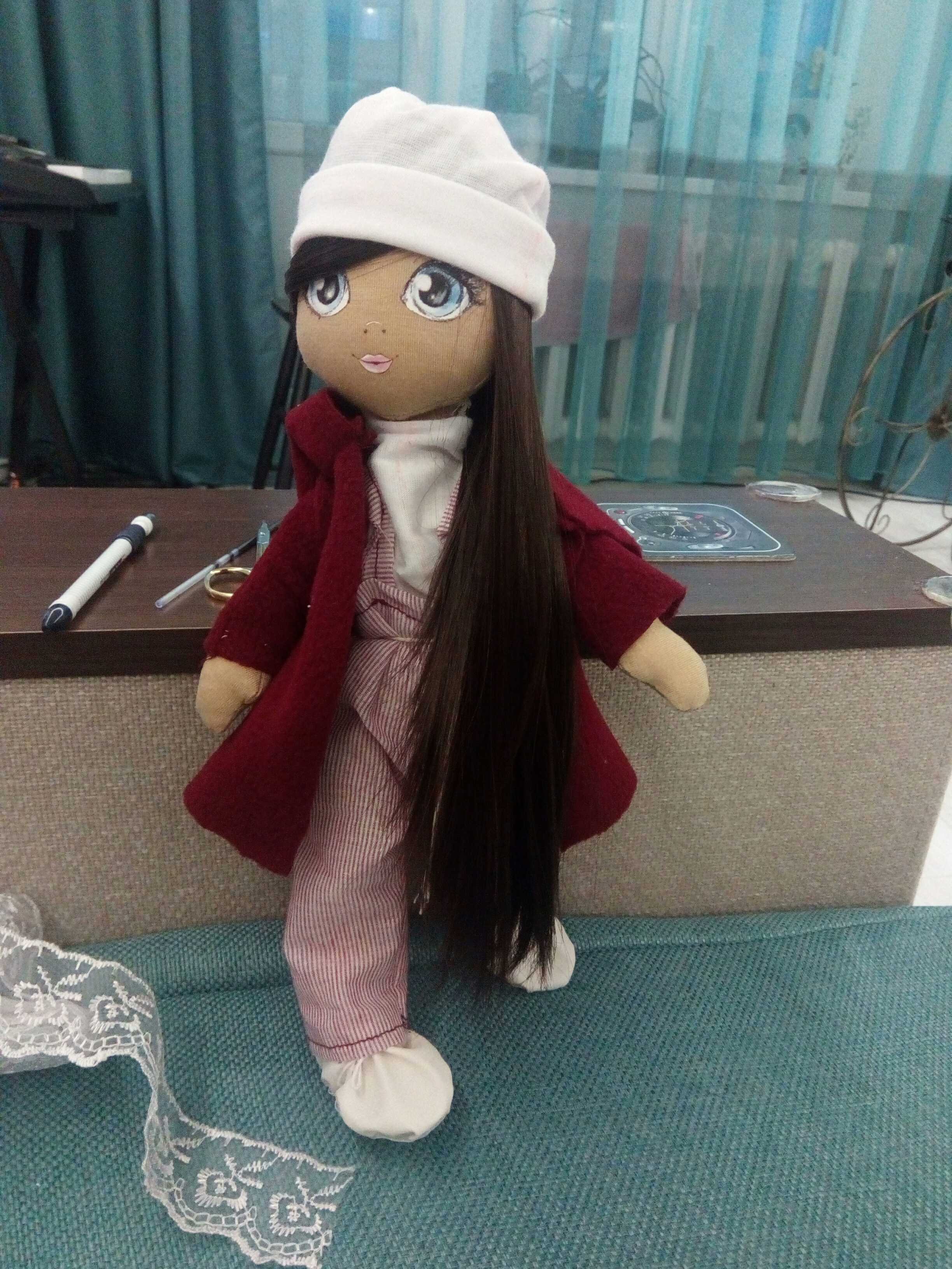 Фотография покупателя товара Набор для шитья. Интерьерная кукла «Кэтти», 30 см - Фото 6