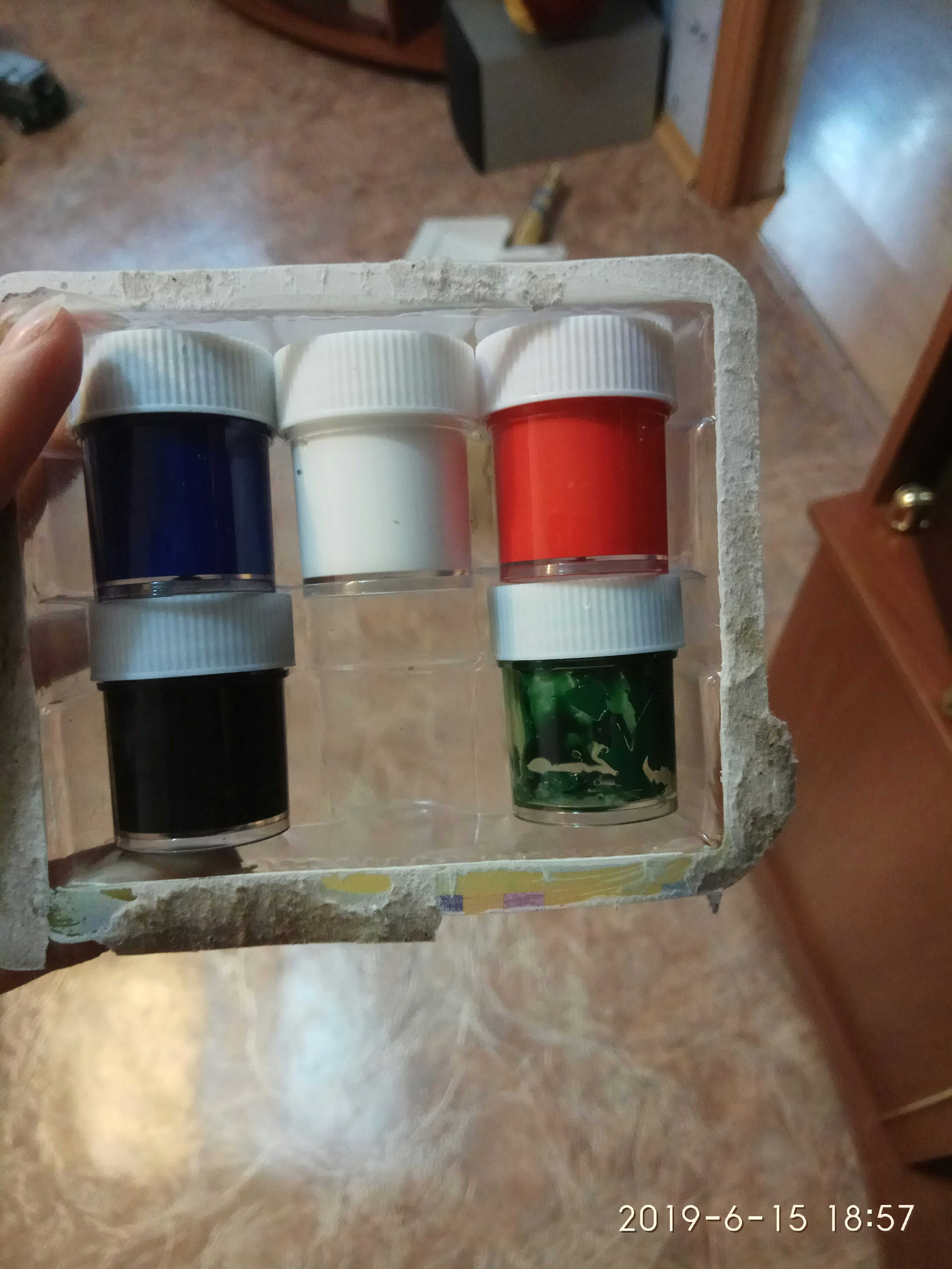 Фотография покупателя товара Пальчиковые краски, 6 цветов по 15 мл - Фото 3