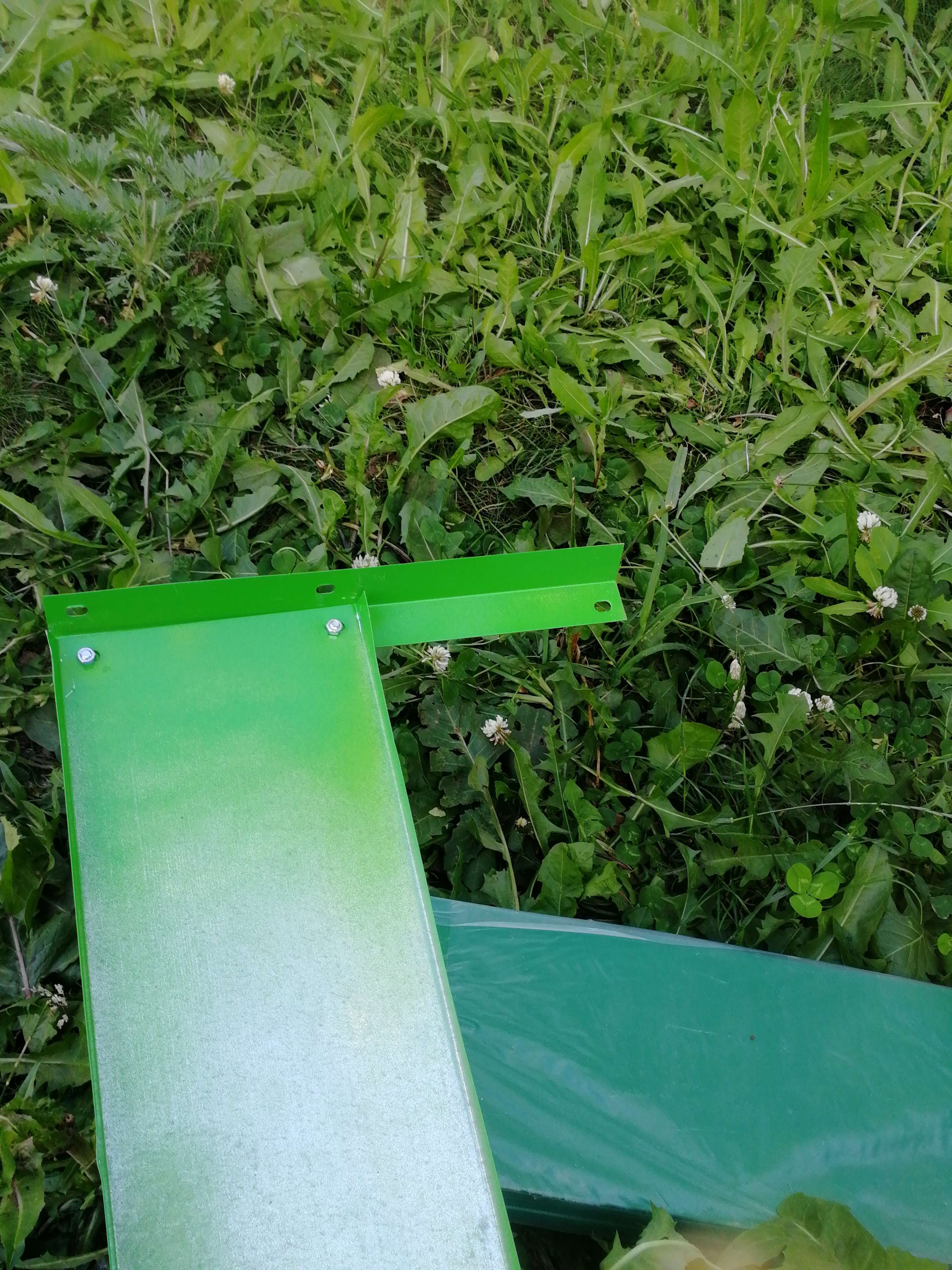 Фотография покупателя товара Клумба оцинкованная, 70 × 15 см, ярко–зелёная, «Терция», Greengo