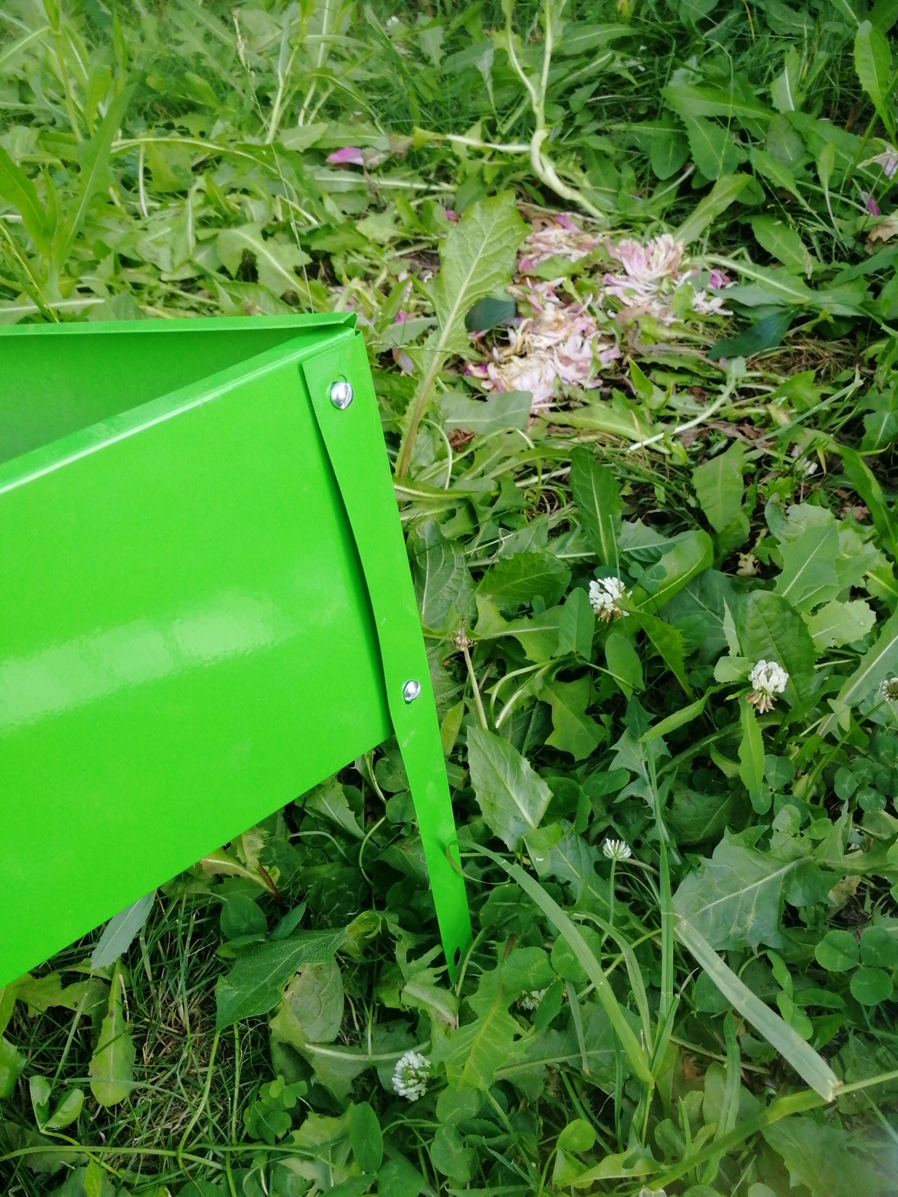 Фотография покупателя товара Клумба оцинкованная, 70 × 15 см, ярко–зелёная, «Терция», Greengo - Фото 4