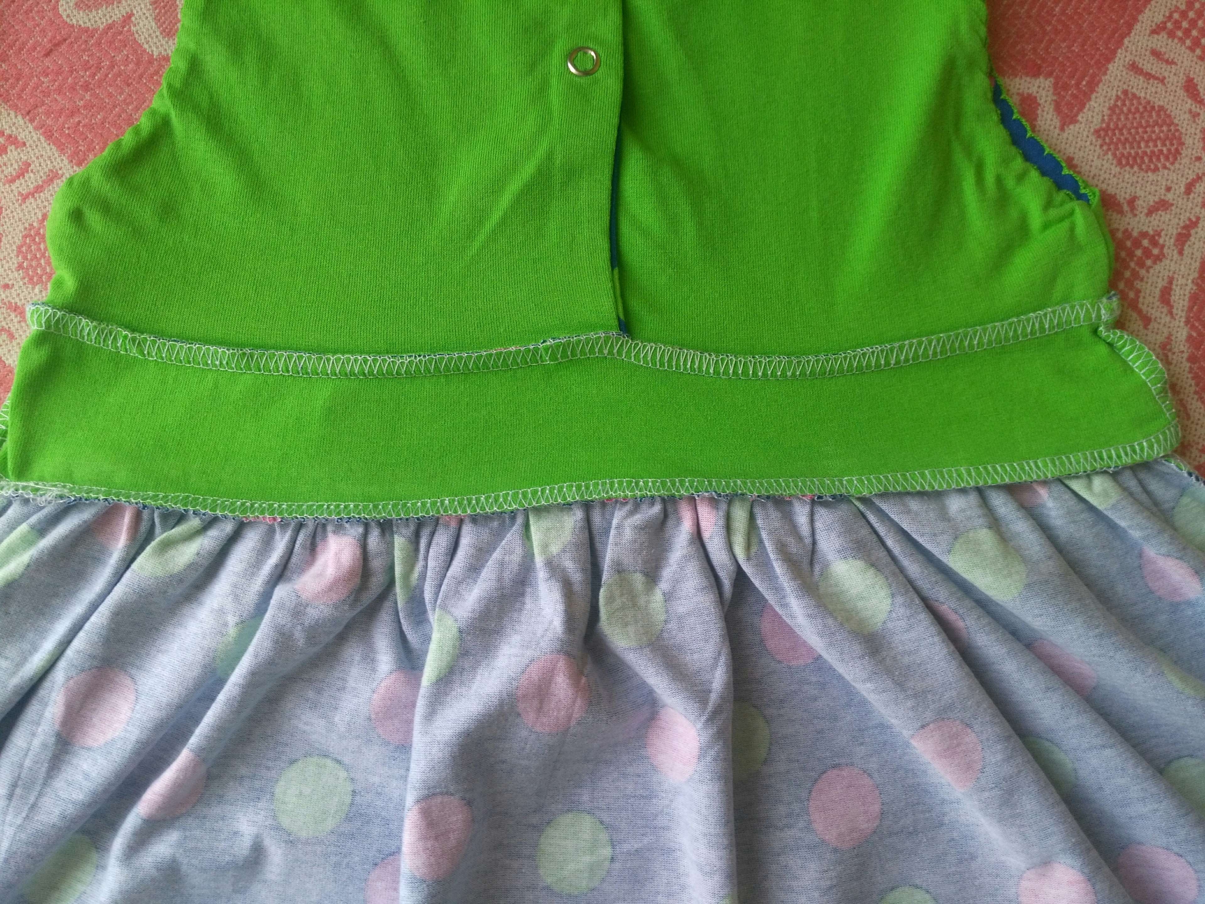 Фотография покупателя товара Платье «Милаша» для девочки , цвет синий, рост 98 - Фото 7