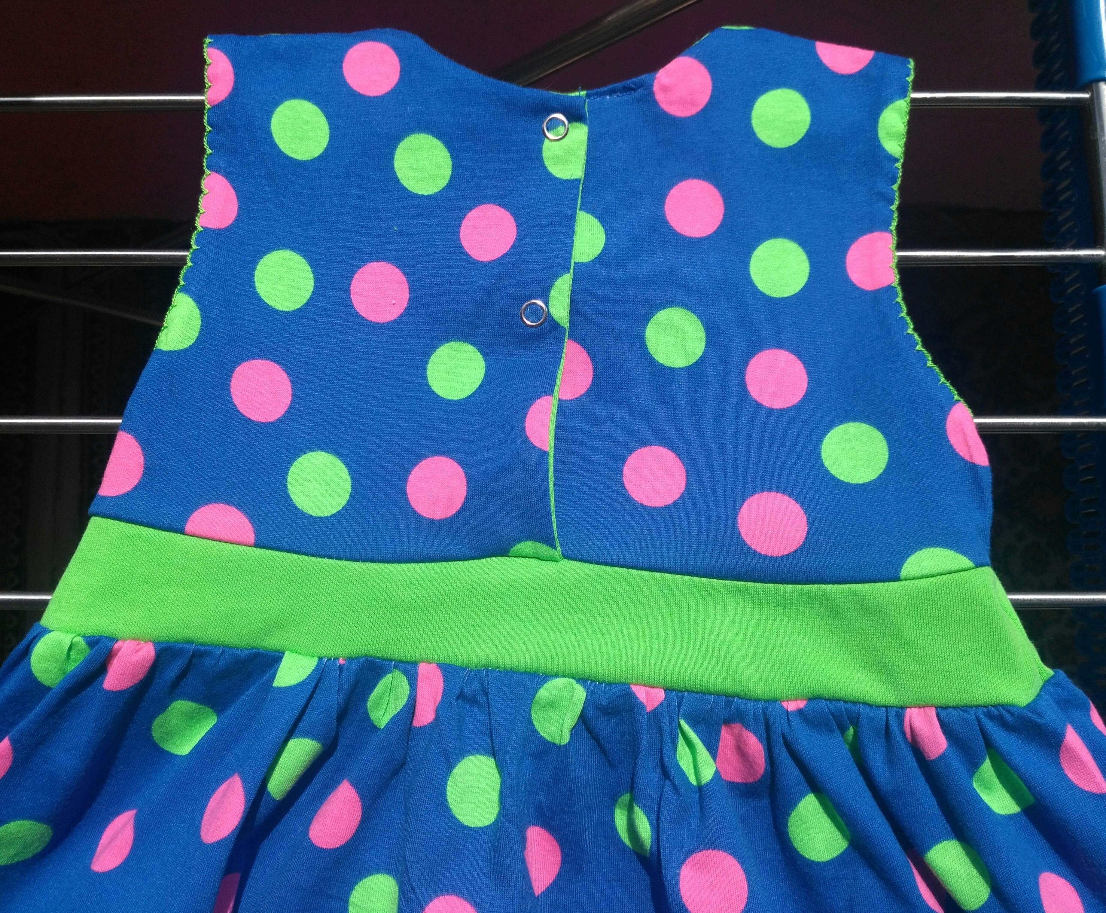 Фотография покупателя товара Платье «Милаша» для девочки , цвет синий, рост 98 - Фото 8