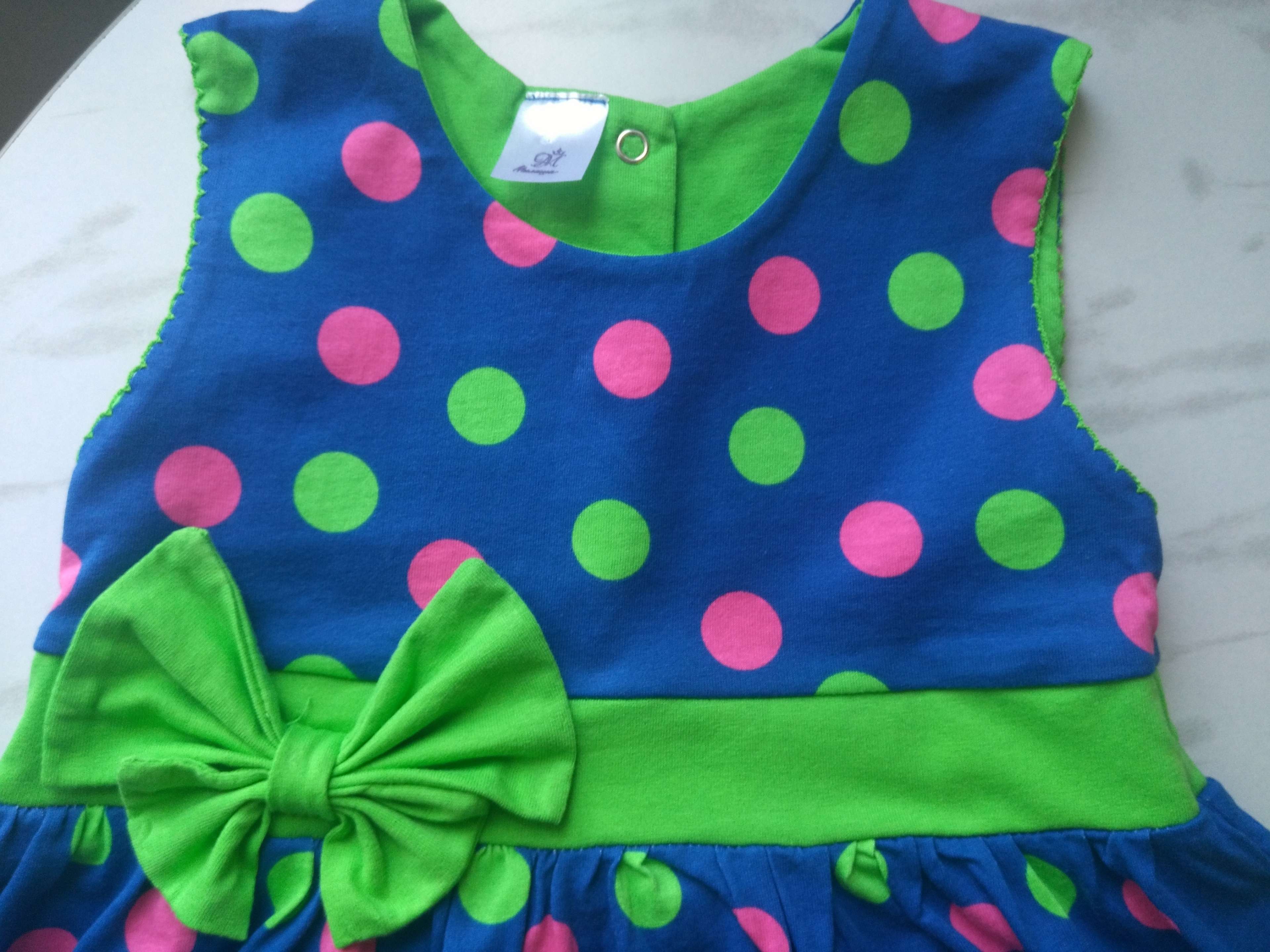 Фотография покупателя товара Платье «Милаша» для девочки , цвет синий, рост 98 - Фото 6