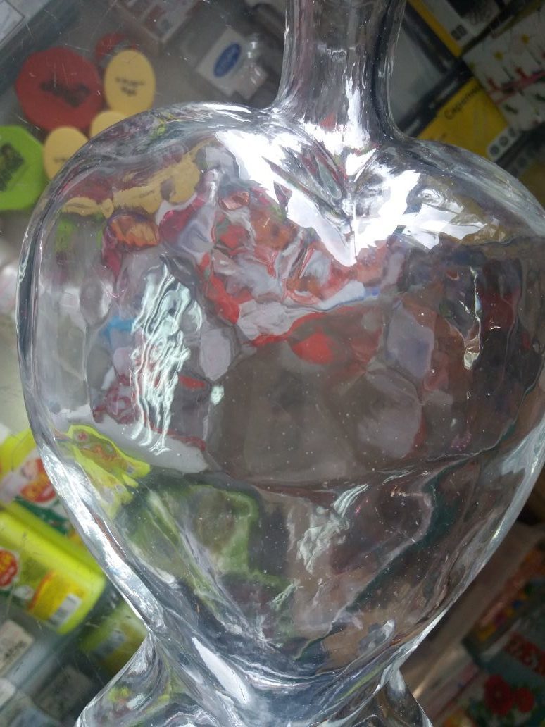 Фотография покупателя товара Ваза-бутылка декоративная "Сердце" - Фото 5