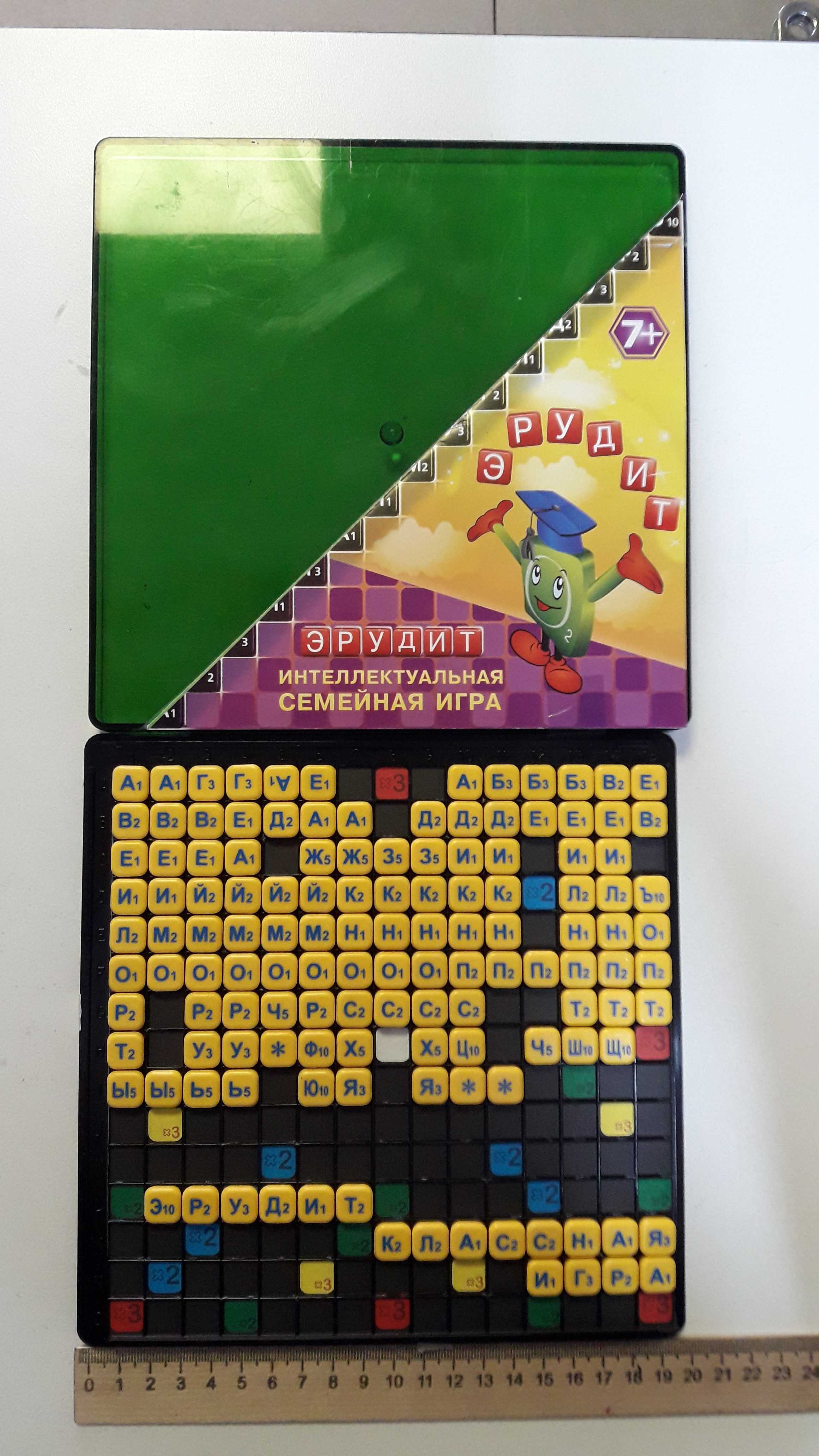 Фотография покупателя товара Настольная игра «Эрудит», 131 жёлтая фишка - Фото 1