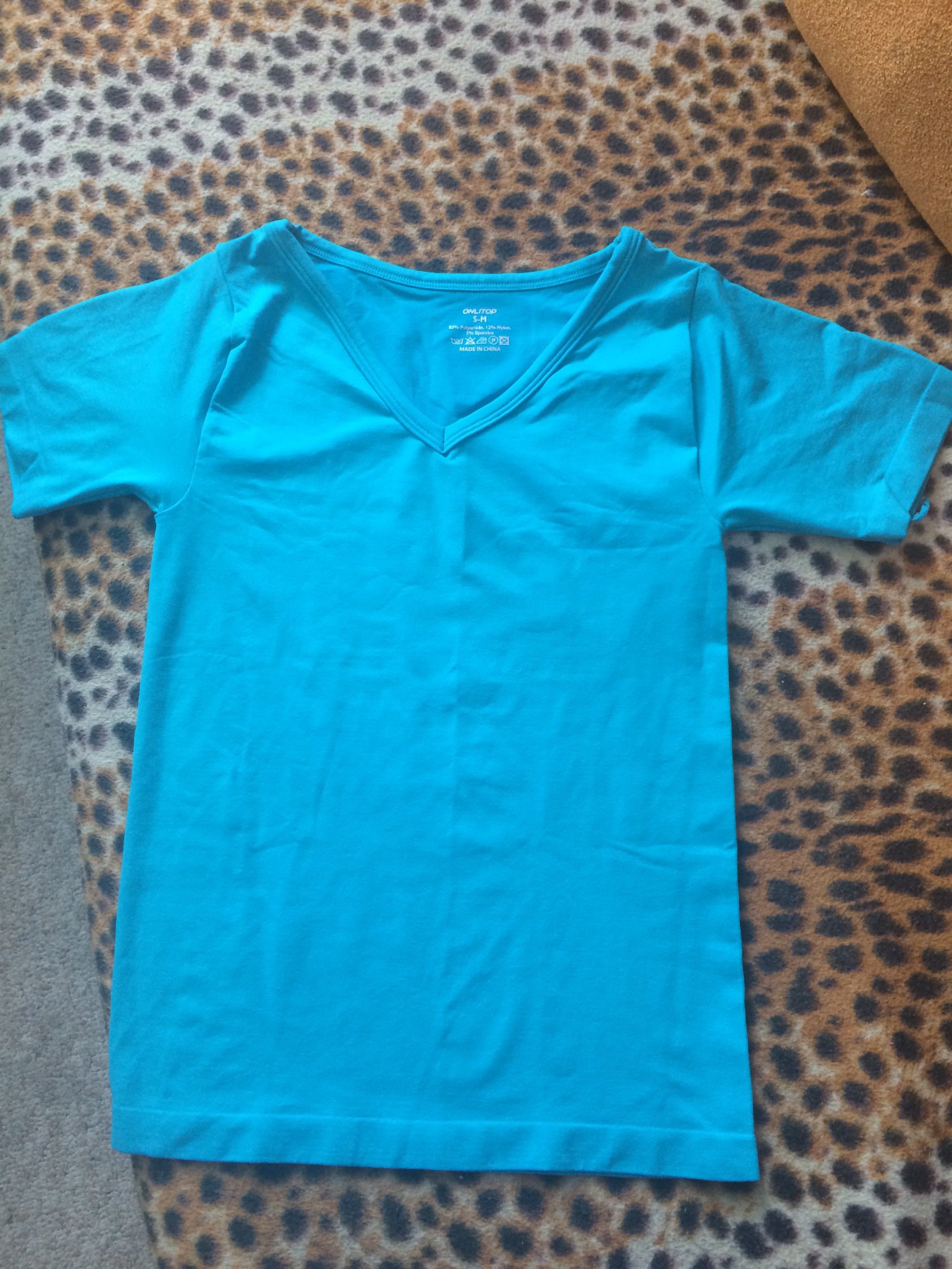Фотография покупателя товара Спортивная футболка ONLITOP Balance, размер S-M, цвет голубой - Фото 2