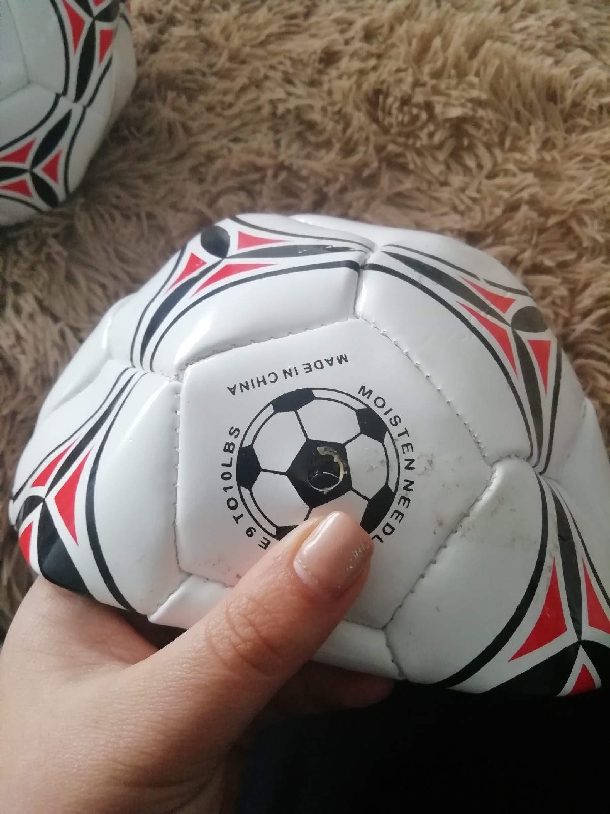 Фотография покупателя товара Мяч футбольный ONLYTOP, PVC, машинная сшивка, 32 панели, р. 5, цвет МИКС - Фото 4