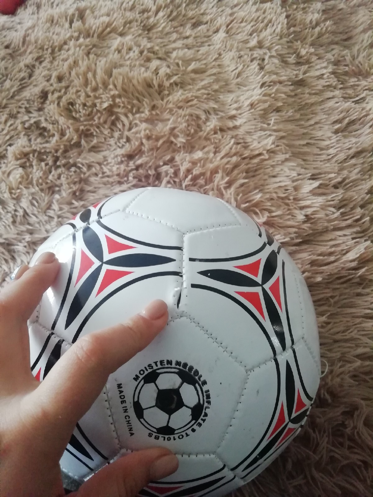 Фотография покупателя товара Мяч футбольный ONLYTOP, PVC, машинная сшивка, 32 панели, р. 5, цвет МИКС - Фото 7