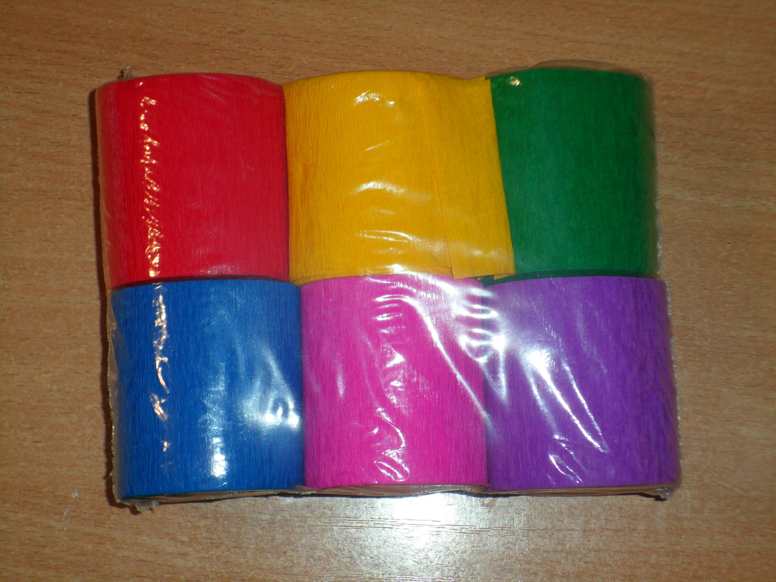 Фотография покупателя товара Бумага гофрированная «Палитра в роллах», микс, 6 цветов, 5 x 1000 см - Фото 2