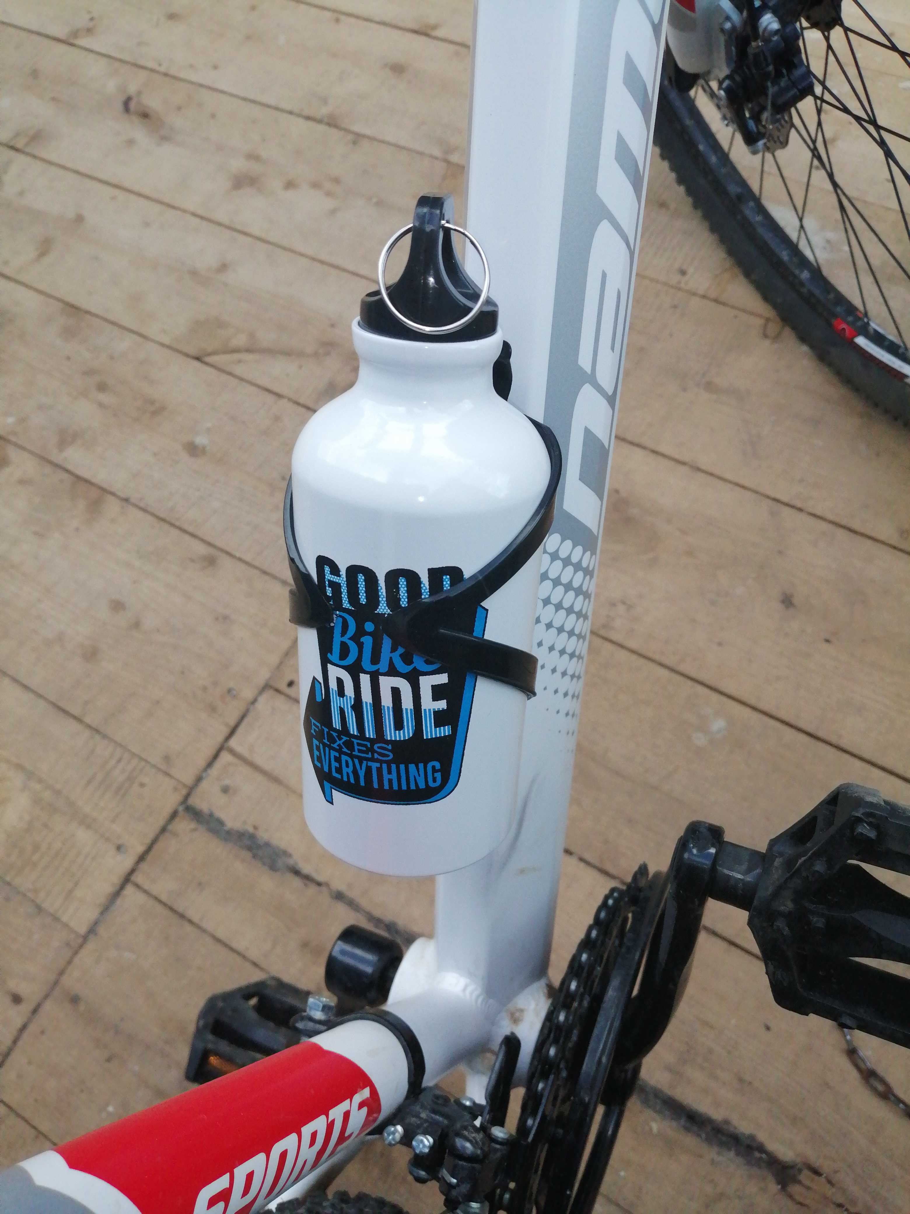 Фотография покупателя товара Бутылка для воды «Good bikeм, с велосипедным держателем, 400 мл - Фото 1