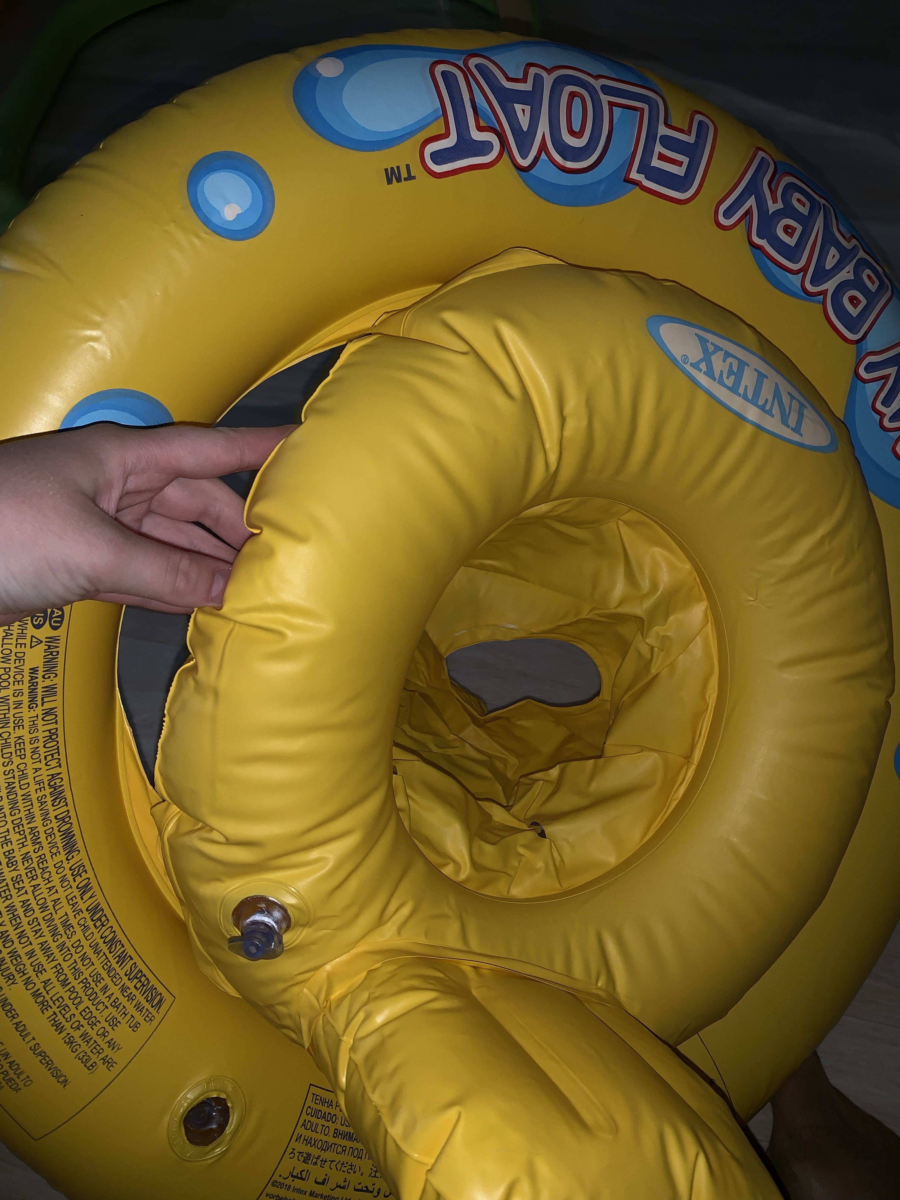 Фотография покупателя товара Круг для плавания My baby float, с сиденьем, d=67 см, от 1-2 лет, 59574NP INTEX