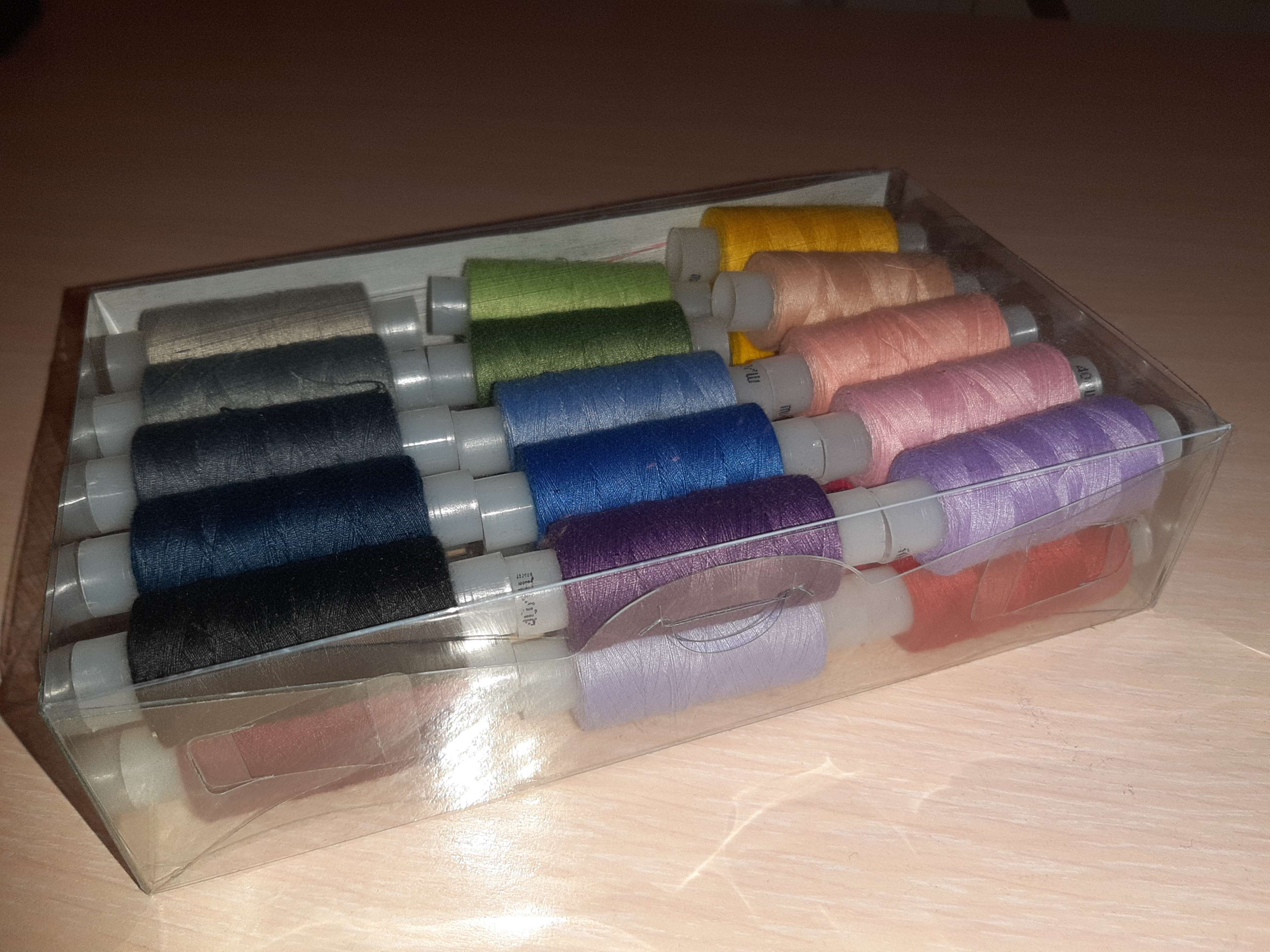 Фотография покупателя товара Набор ниток 40ЛШ, 200 м, 30 шт, цвет разноцветный