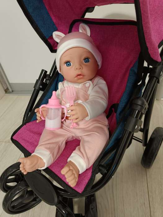 Фотография покупателя товара Пижама для кукол 40-44 см, 3 вещи, текстиль, на липучках - Фото 8