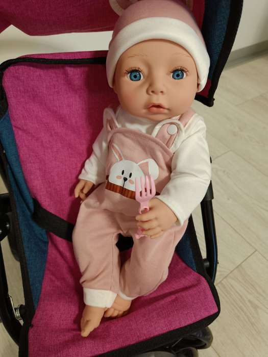 Фотография покупателя товара Пижама для кукол 40-44 см, 3 вещи, текстиль, на липучках - Фото 7