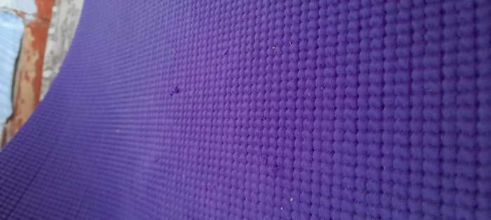 Фотография покупателя товара Коврик для йоги Sangh, 173×61×0,5 см, цвет фиолетовый - Фото 4