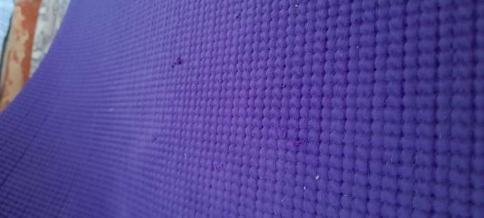 Фотография покупателя товара Коврик для йоги Sangh, 173×61×0,5 см, цвет фиолетовый