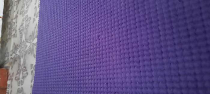 Фотография покупателя товара Коврик для йоги Sangh, 173×61×0,5 см, цвет фиолетовый
