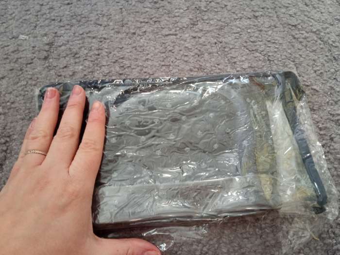 Фотография покупателя товара Набор косметичек 3 в 1 на молниях, цвет мятный - Фото 3