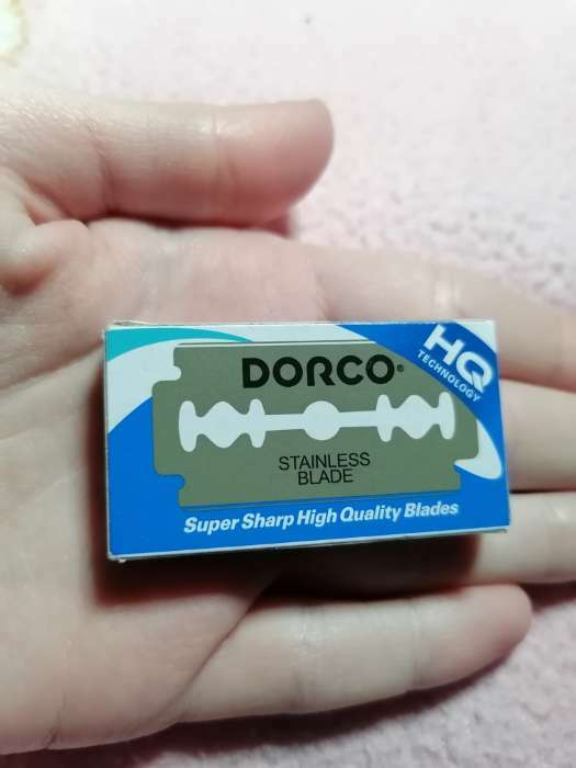 Фотография покупателя товара Двусторонние лезвия Dorco ST-300, 5 шт. в упаковке - Фото 2