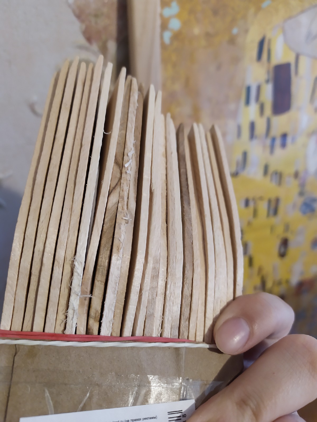 Фотография покупателя товара Лопатка деревянная "Доброе дерево", 28 см, массив бука - Фото 4