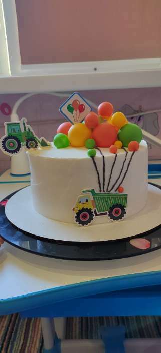 Фотография покупателя товара Украшение для торта «С днём рождения. Машинки» - Фото 10