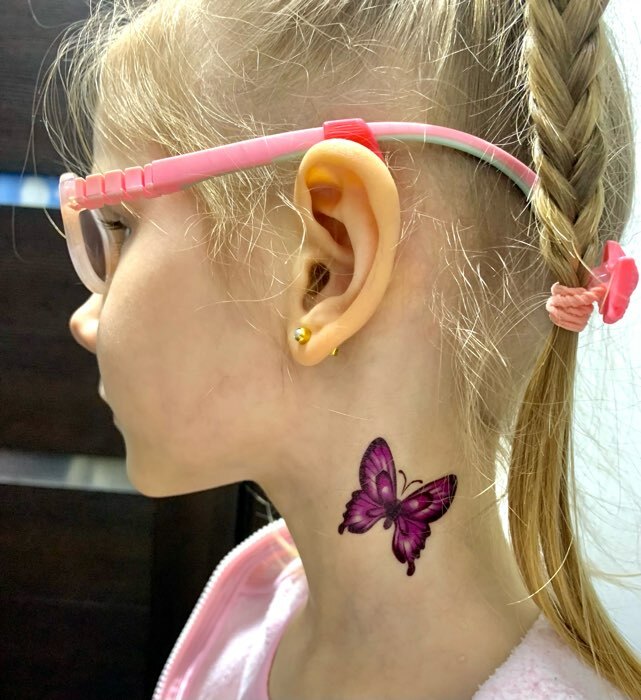 Фотография покупателя товара Татуировка на тело цветная "Полёт бабочек" МИКС 9х19 см - Фото 2