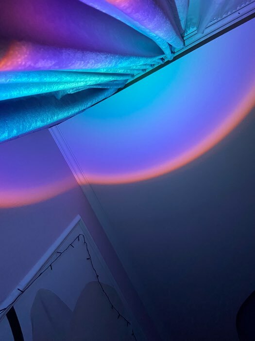 Фотография покупателя товара Лампа атмосферная "Радуга", 7Вт, от USB, 5В - Фото 2
