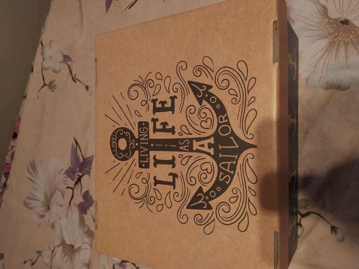 Фотография покупателя товара Коробка подарочная складная, упаковка, «Морская», 31,2 х 25,6 х 16,1 см - Фото 5